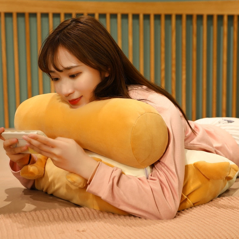 Fruity Toast Bread Comfy Pillow - Image 10