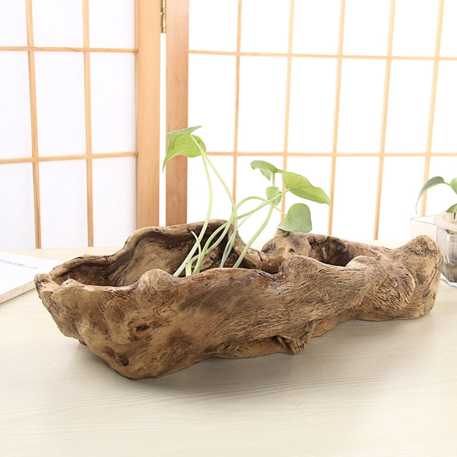 Resin Tree Wood Table Vase - Image 0