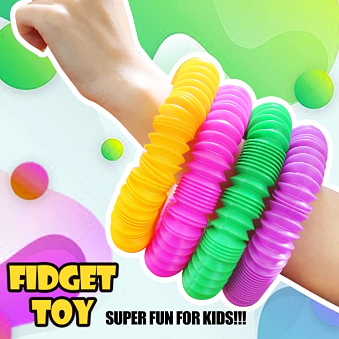 Anti-Stress Colorful Tube Fidget Toy - Image 2