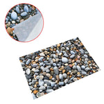 3D Stone Surface Bathroom Floor Stickers