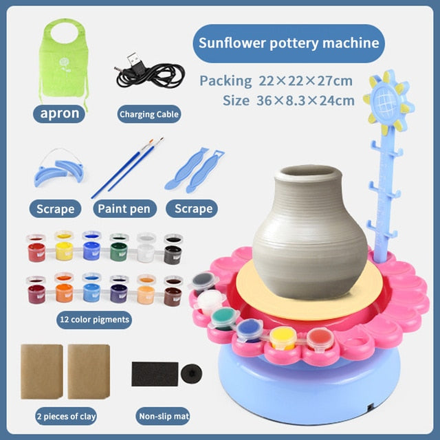 Kids Mini Electric Pottery Machine - Image 6