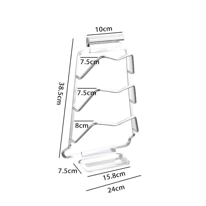 Wall-Mounted Extreme Pot Lid Holder Rack - Image 13