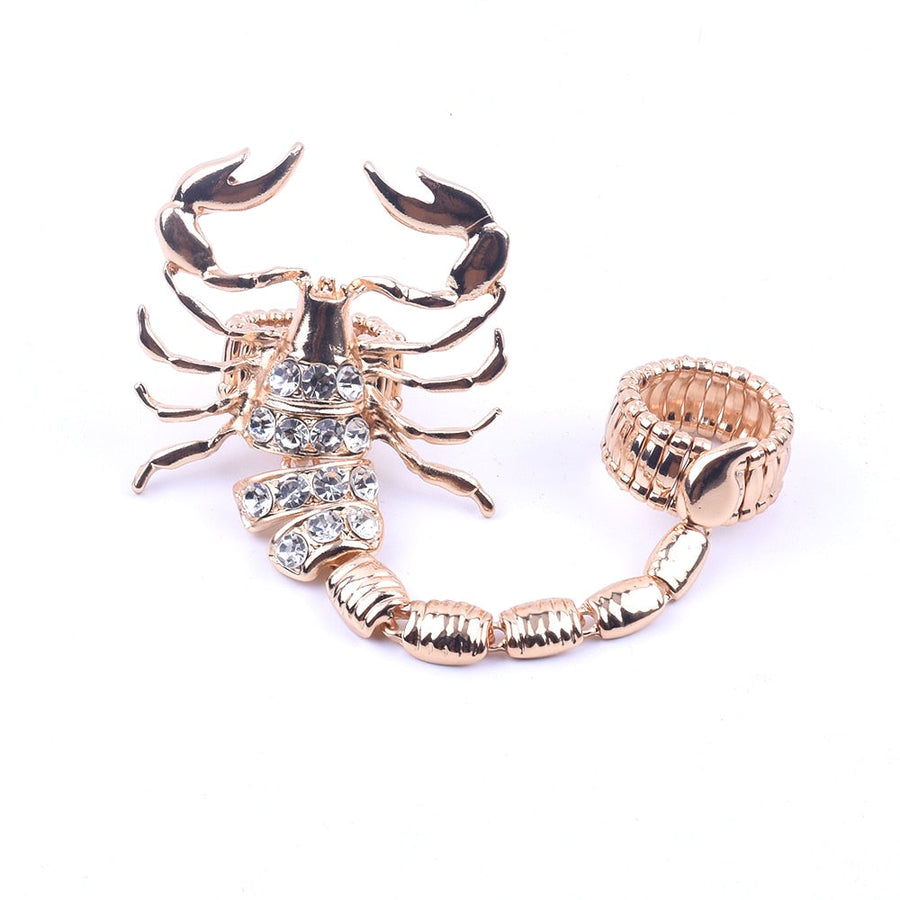Scorpion Punk Crystal Ring - Image 4