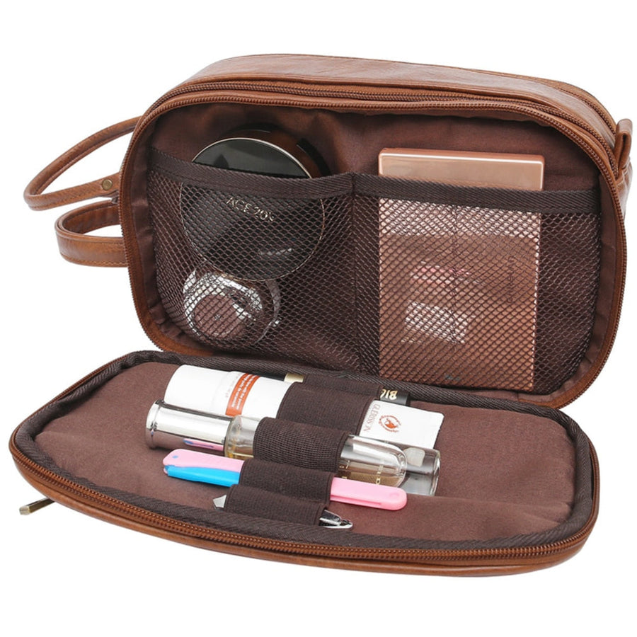 Mermaid Dream Waterproof Leather Travel Makeup Storage Bag - Image 5