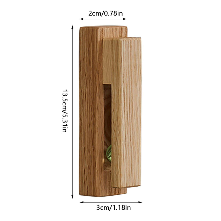 Rustic Wood Towel Clothes Hanger - Image 7