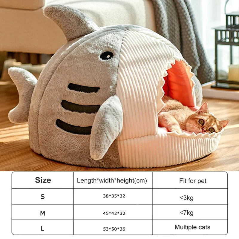 Sleepy Shark Portable Warm Pet House - Image 8