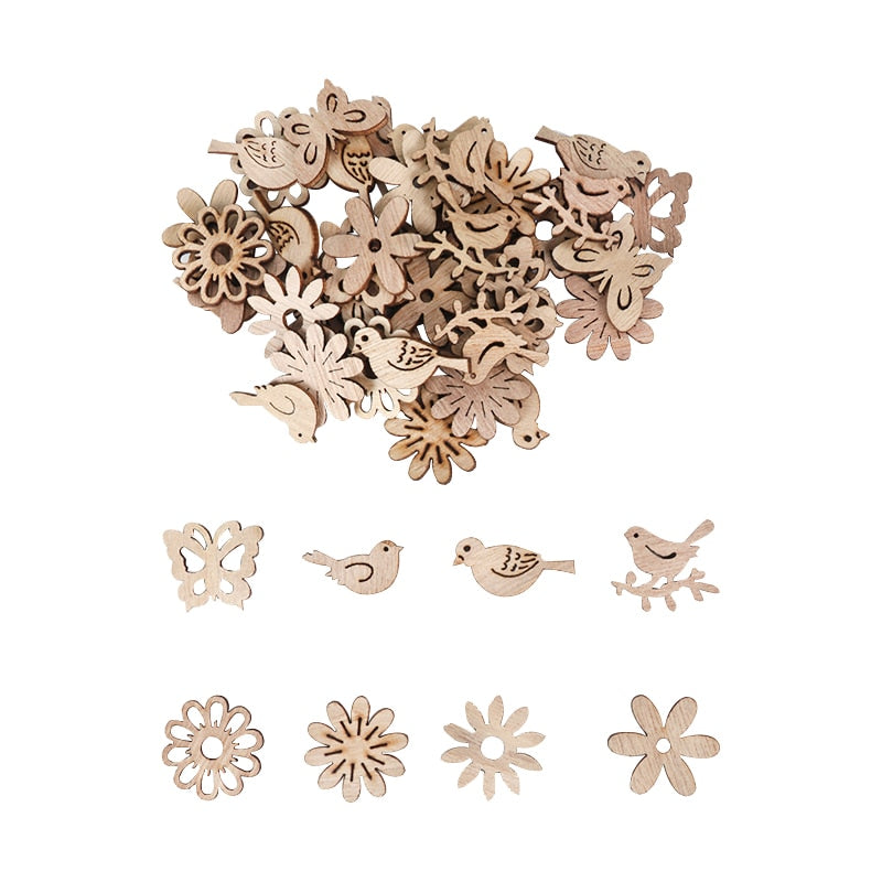 Wooden Winter Happy Christmas Ornaments - Image 6