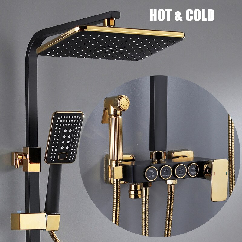 Elegant Digital Wall Mounted Smart Thermostatic Bath Faucet - Image 18