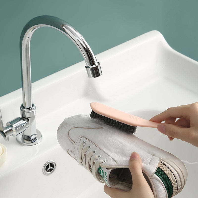 Long Handle Simple Mini Shoe Brush - Image 3
