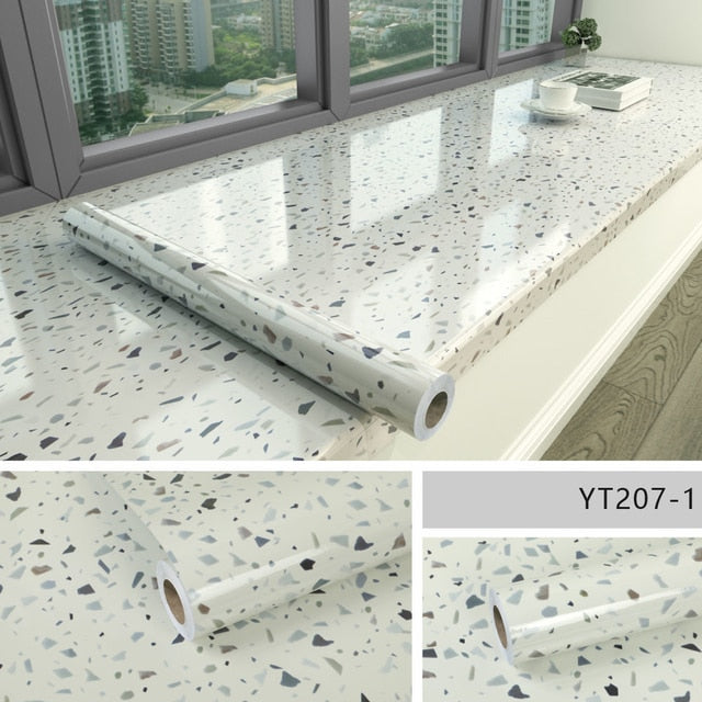Marble Effect Self-adhesive Waterproof Wallpaper - Image 16