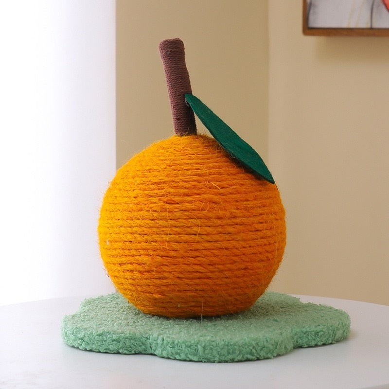 Orange Tree Pet Scratching Toy