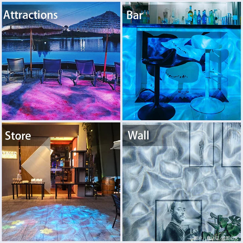 Dynamic Wave Effect Landscape Light Projector - Image 2