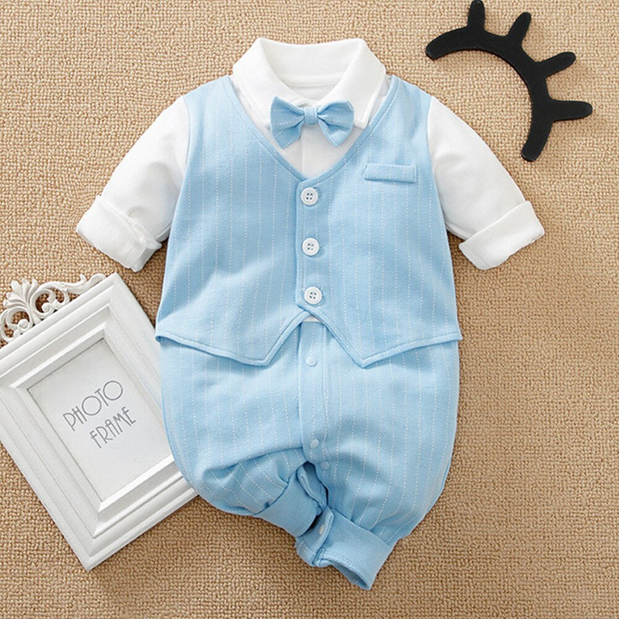 Newborn Baby Gentleman Jumpsuit - Image 6
