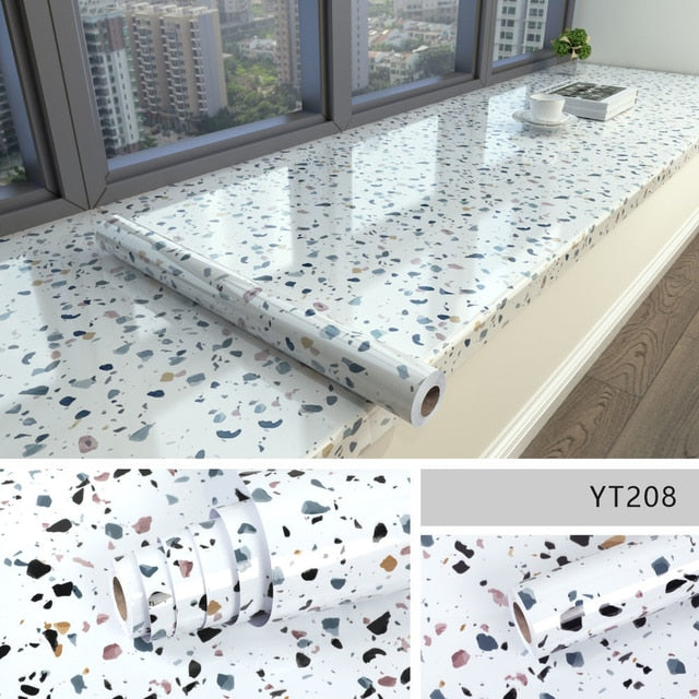 Marble Effect Self-adhesive Waterproof Wallpaper - Image 14