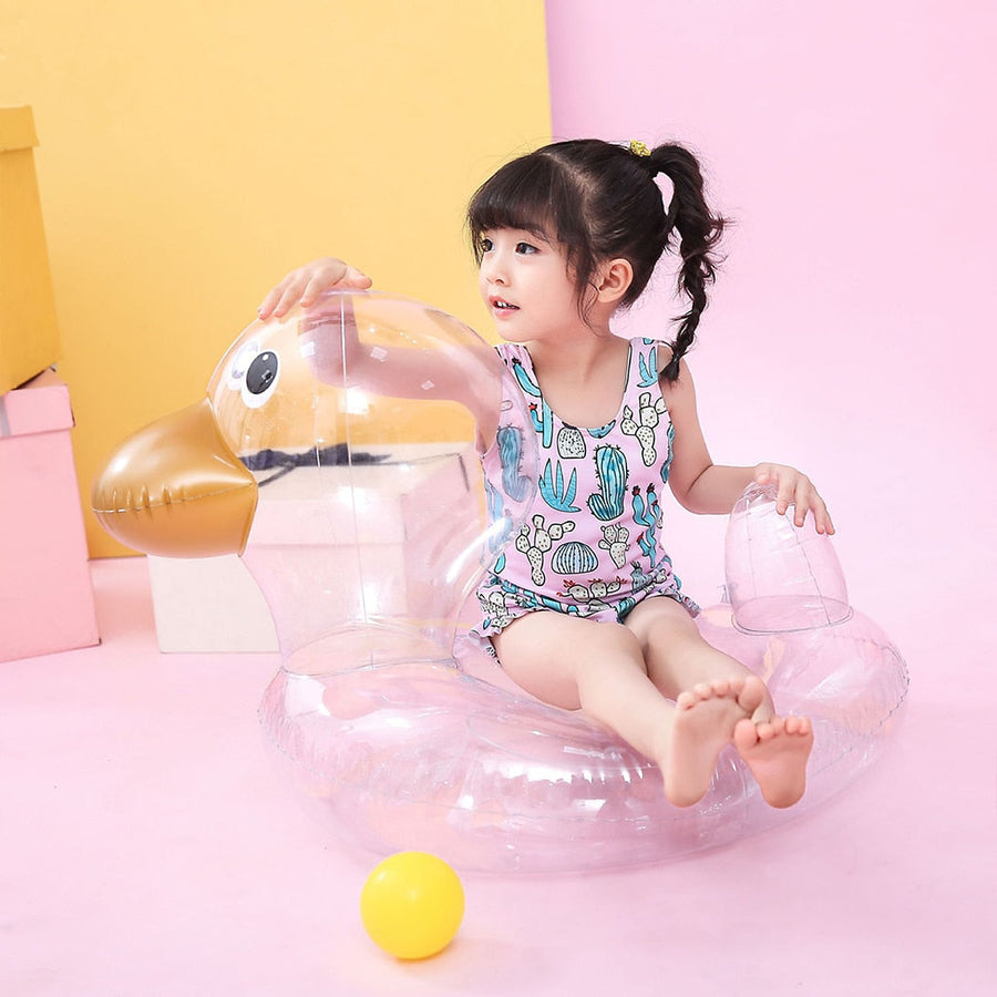 Inflatable Swimming Ring Duck Float - Image 4