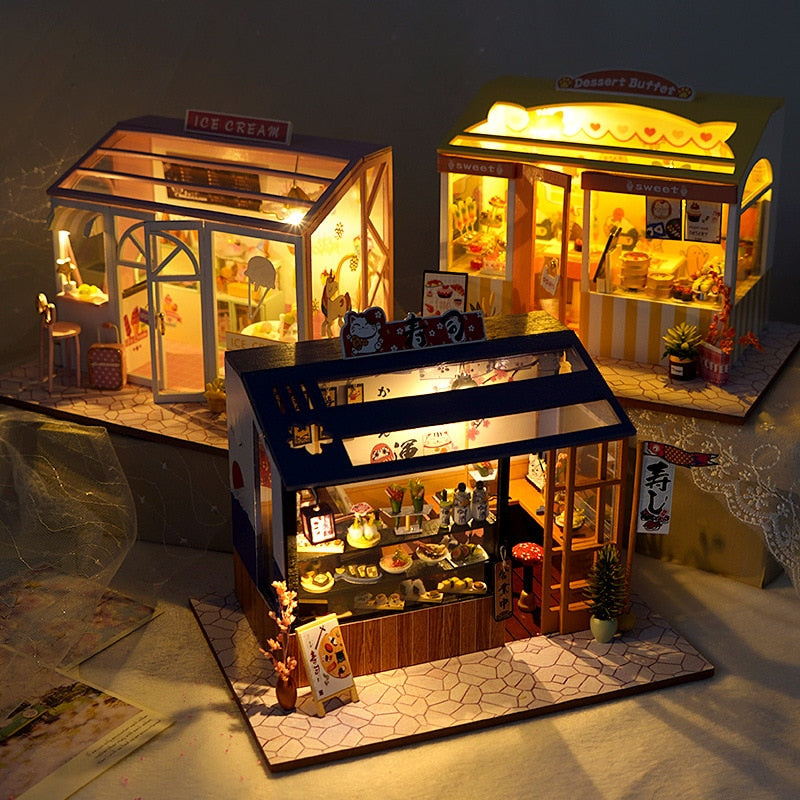 Miniature DIY Japanese Building Toys Kit - Image 3