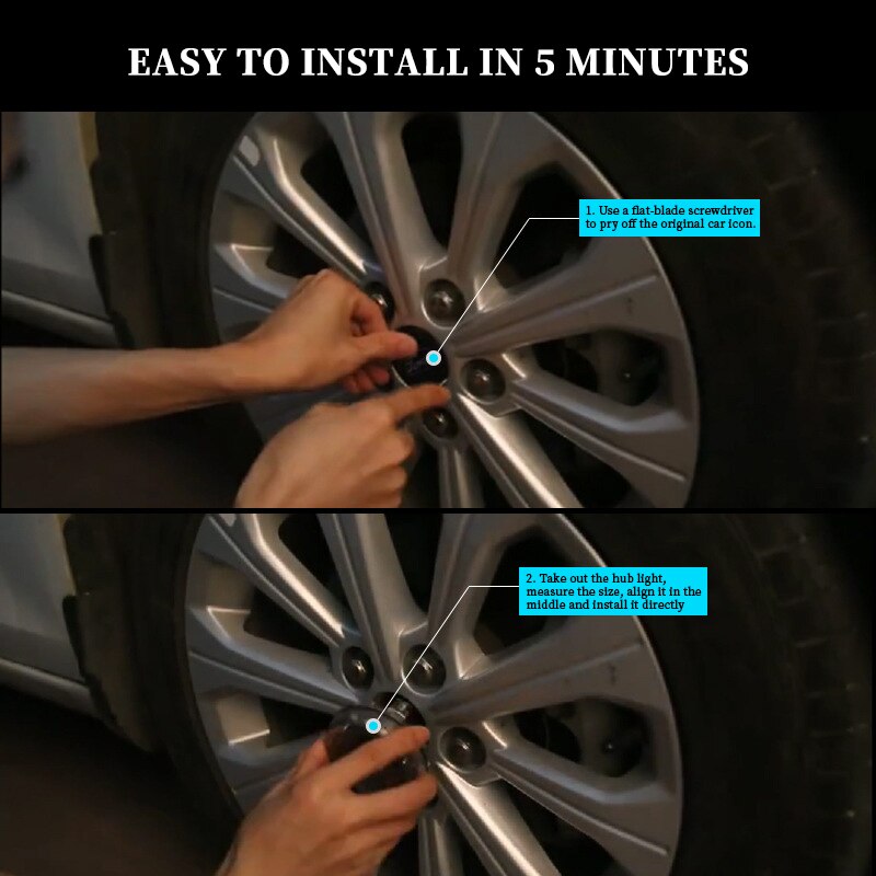Car Tire Solar Light Set - Image 3