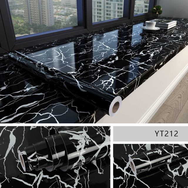 Marble Effect Self-adhesive Waterproof Wallpaper - Image 11