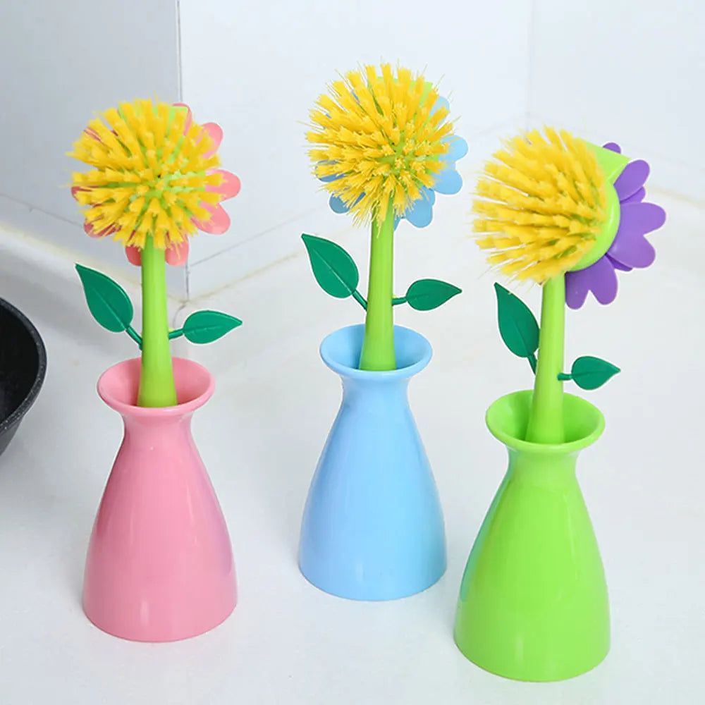 Flower Vase Creative Cleaning Brush