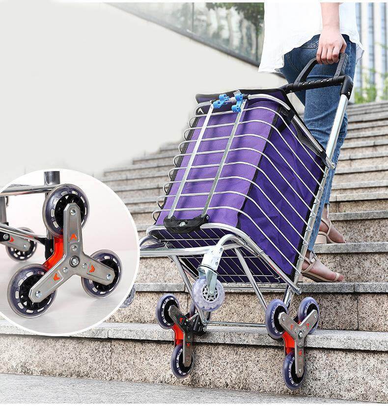 Easy Carry Climbing Wheeled Shopping Cart - MaviGadget