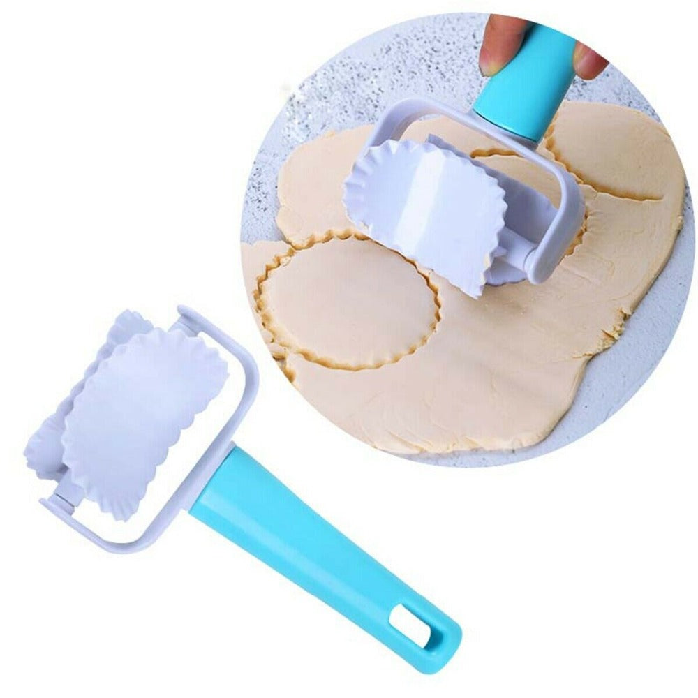 3Pcs Cake Decorating Dough Cutter Roller