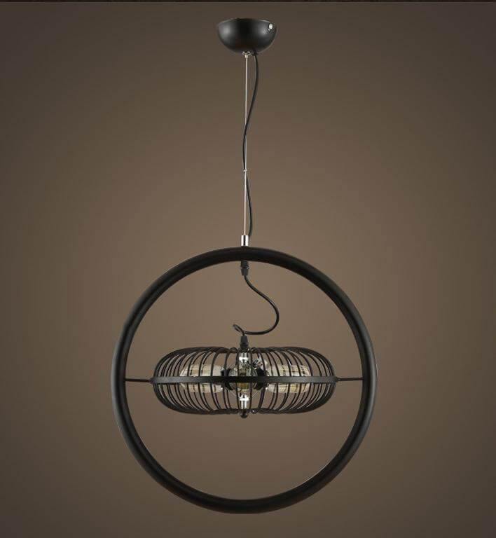 Vintage Iron Retro Fan Ceiling Droplight Chandelier Lamp - Image 7