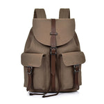 Canvas Unisex Large Capacity Retro Backpack