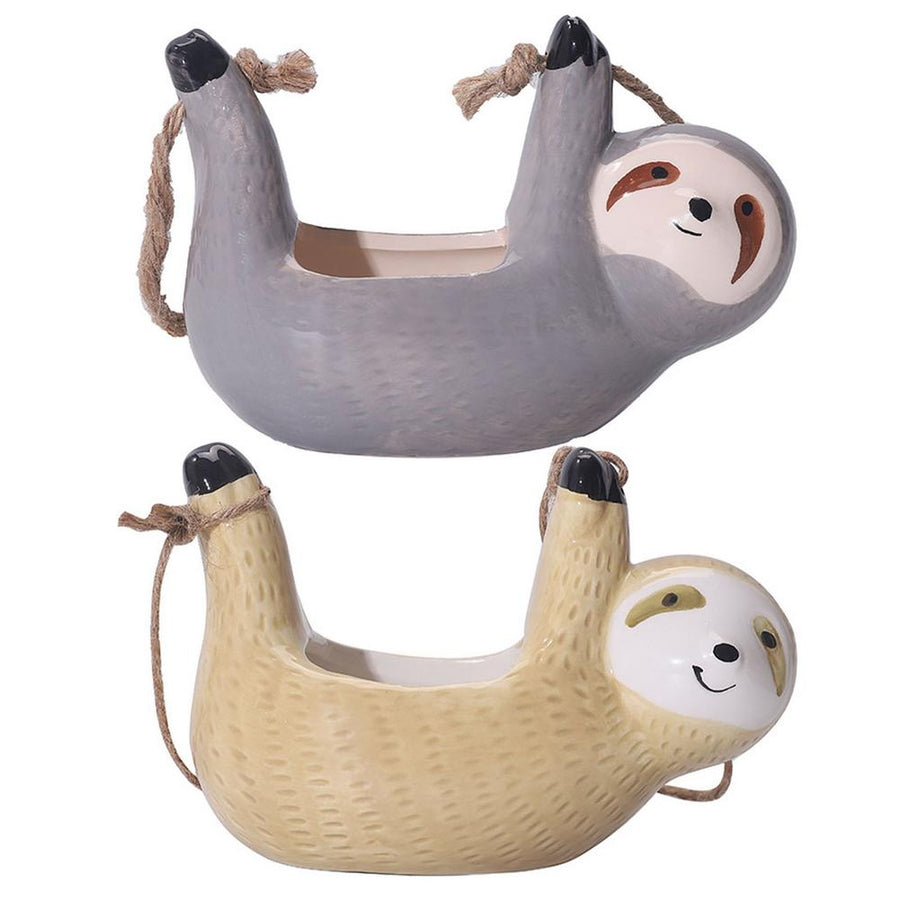 Ceramic Happy Sloth Flower Pot - Image 5