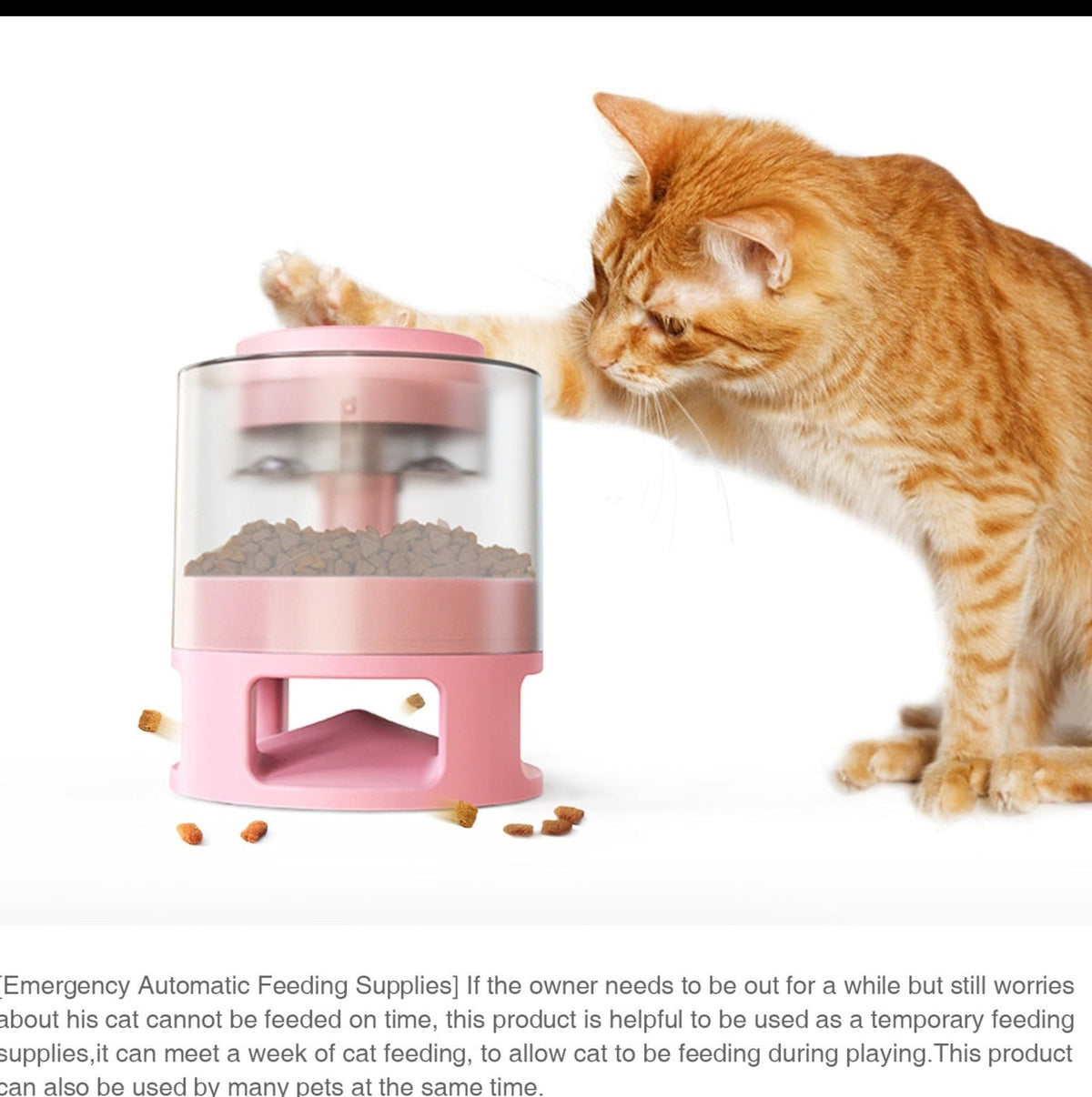 Interactive Pet Press Feeder Toy