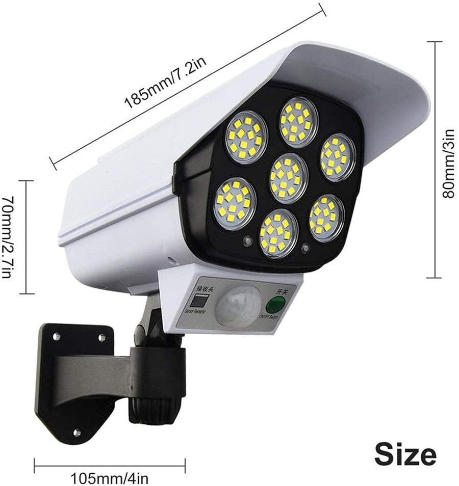 Solar Motion Sensor Dummy Security Camera Light - Image 9