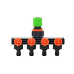 4-Way Garden Tap Water Splitter