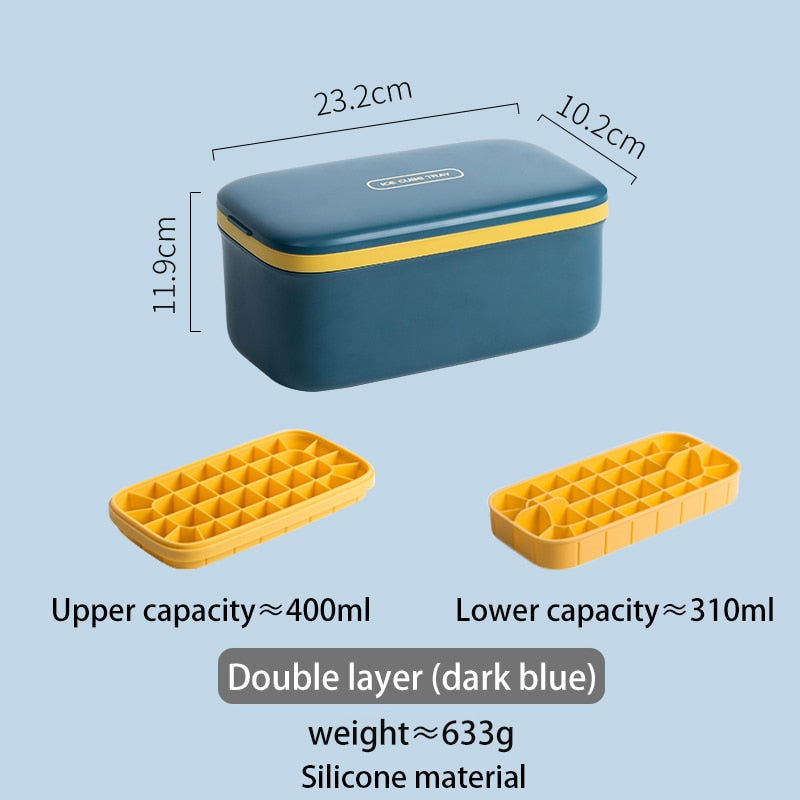 Double Layer Ice Mold Storage Box