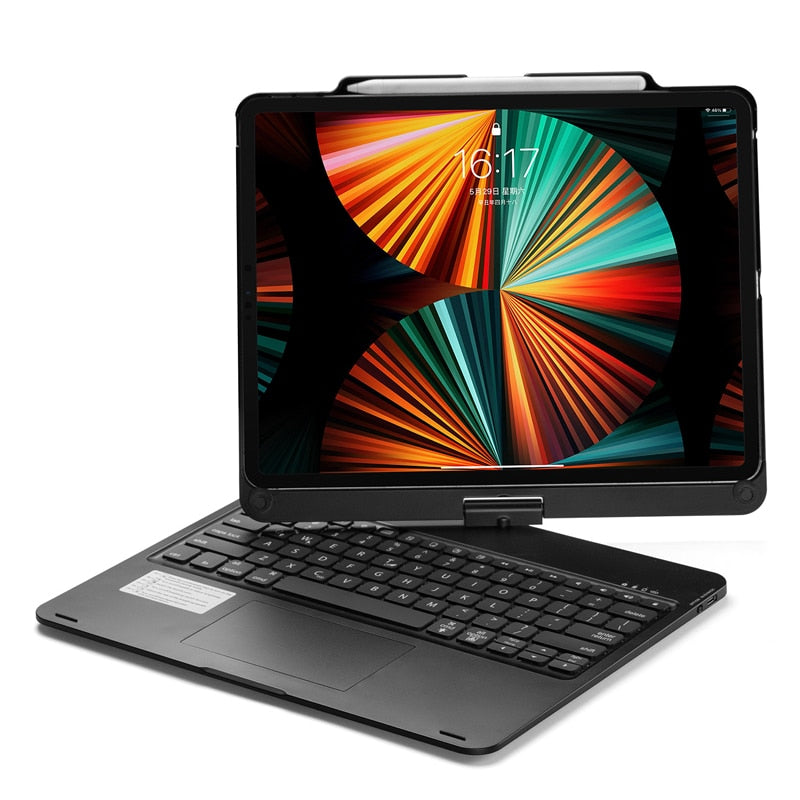 Wireless Backlit Keyboard iPad Holder Case - Image 8