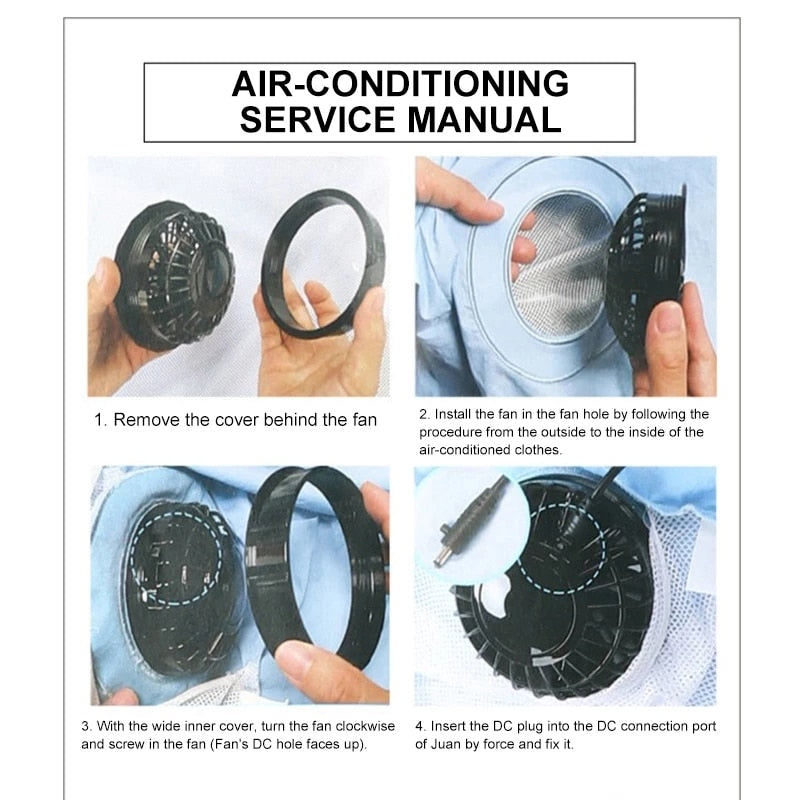 Outdoor Summer Cooling Fan Jacket - Image 3