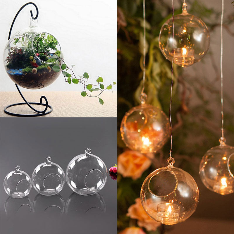 Starry Night Terrarium Candlestick Holder - Image 1