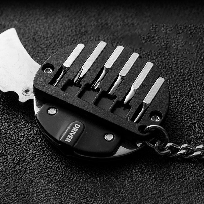 Mini Hiking Survival Keychain Tool - Image 2