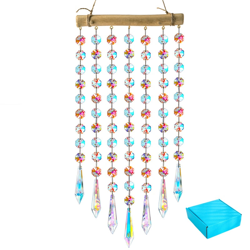 Glass Crystal Wind Chimes Window Decoration - Image 5