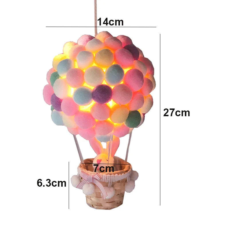 DIY Hot Air Balloon-Shape Flying Animals Night Lamp - Image 6