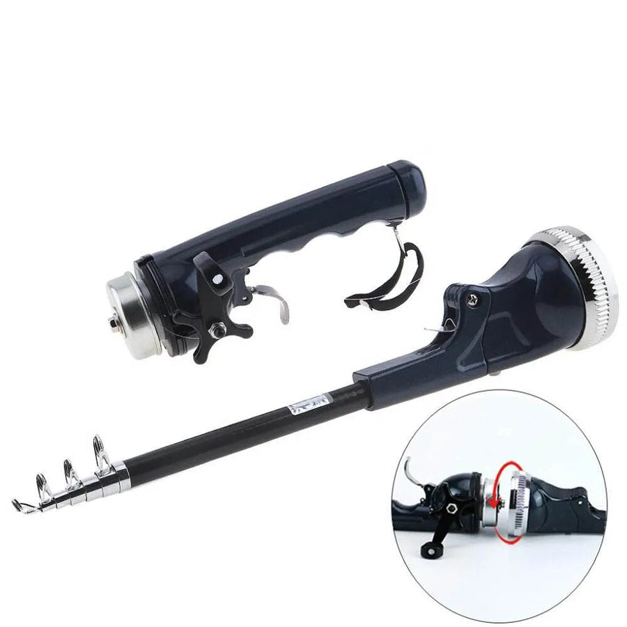 Compact Catch Foldable Telescopic Fishing Rod - Image 6