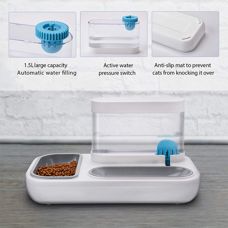 Automatic Drinking Fountain Pet Feeding Bowl