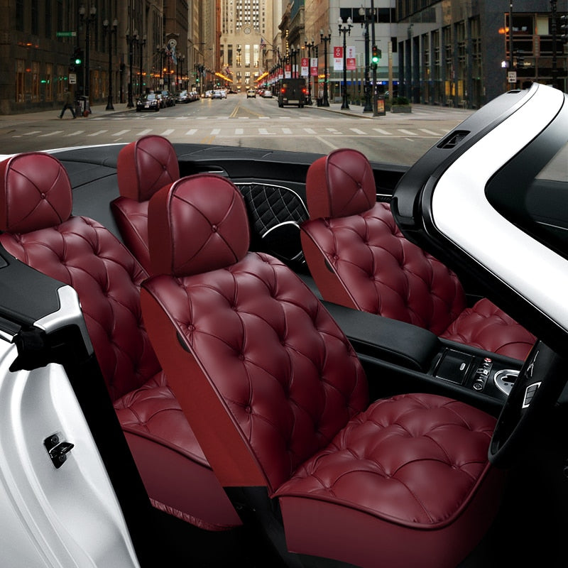 Luxurious Ride Leather Car Seat Cover - Image 5