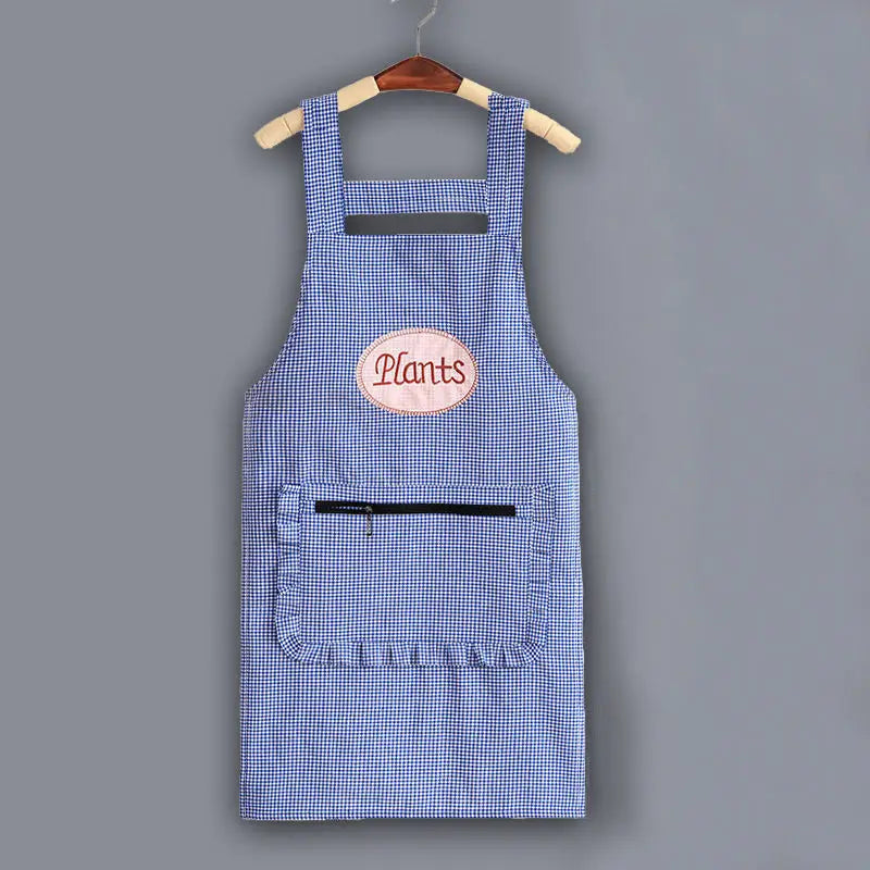Cute Long Sleeve Waterproof Kitchen Apron - Image 4