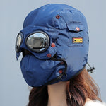 Fully Shielded Aviator Googles Hat