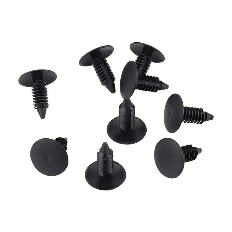 100pcs Auto Fastener Pin Rivet Bumper Car Clip Kit