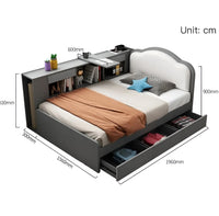 Dream House Loft Desk Storage Multifunctional Bed - Image 5