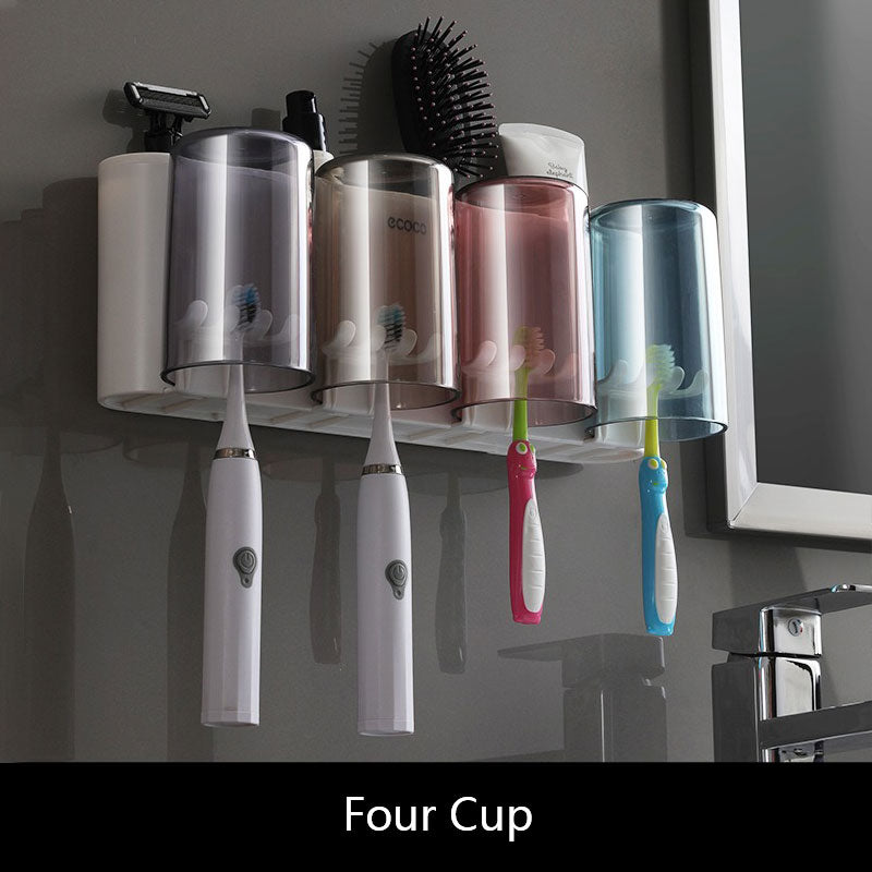 Universal Bathroom Organizer Multifunctional Toothbrush Holder - Image 7