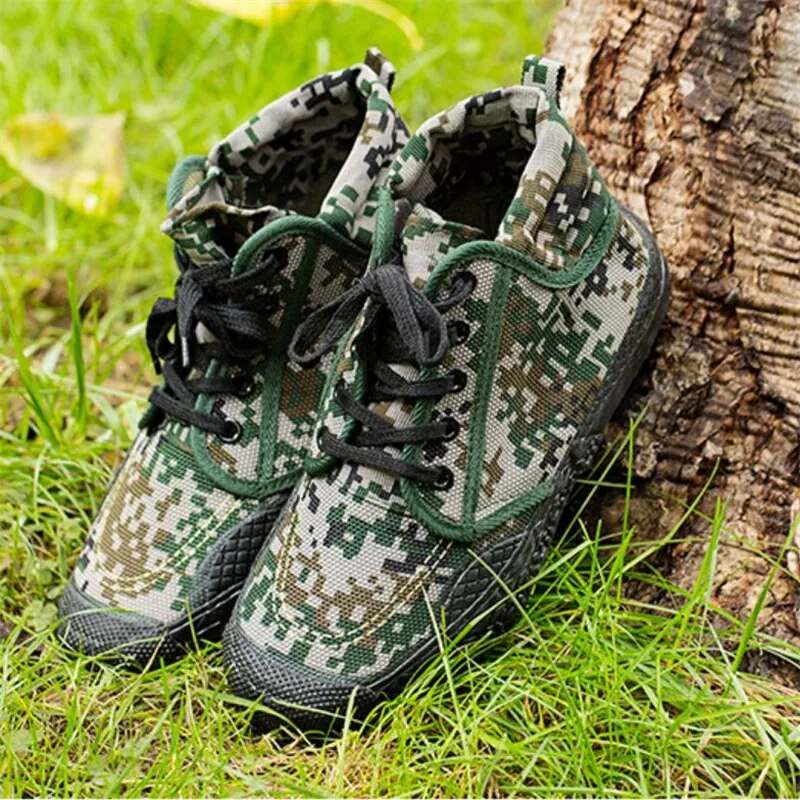 Urban Military Camouflage Tactical Boots - Image 4