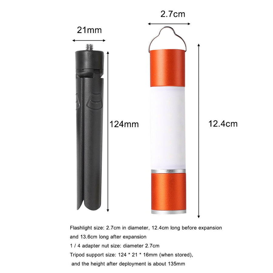 Rechargeable Hanging Zoomable Camping Flashlight - Image 11