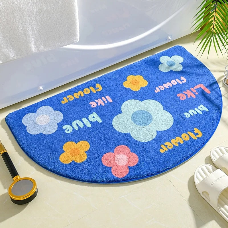Floral Non-Slip Kawaii Doormats - Image 11