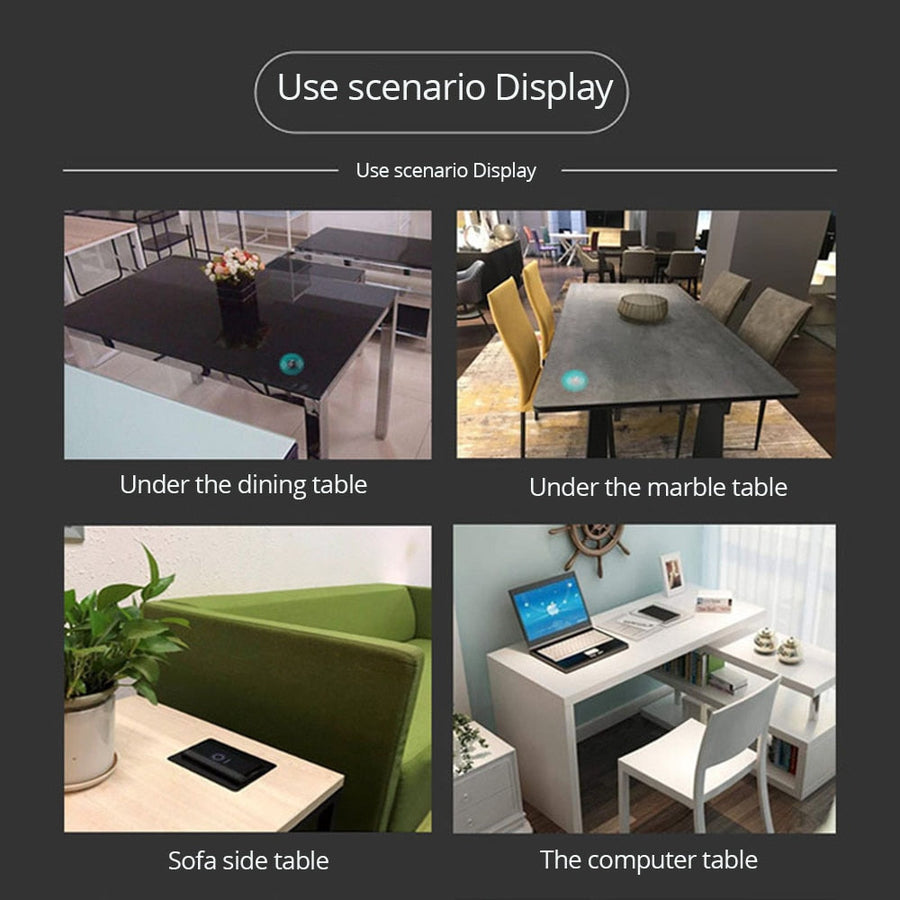 Invisible Table Built-in Wireless Phone Charger - Image 2